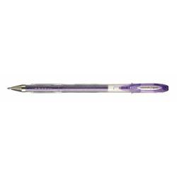 Boligrafo de tinta líquida Uni-Ball Sparkling UM-120SP Violeta 0,5 mm (12 Piezas)