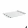 Fuente de Cocina Quid Gastro Fresh Cerámica Blanco (31 x 23 cm) (6 Unidades)