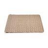 Alfombra de baño Trenzado Beige PVC (0,03 x 50 x 50 cm) (12 Unidades)