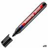 Rotulador permanente Edding 300 Negro (10 Unidades)