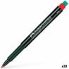 Rotulador permanente Faber-Castell Multimark 1513 F Rojo (10 Unidades)