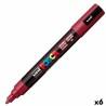 Rotuladores POSCA PC-5M Granate (6 Unidades)