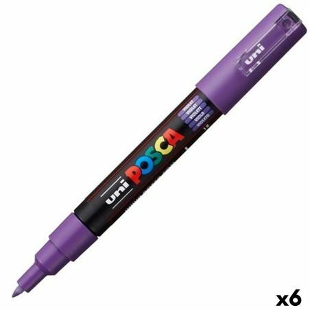 Rotuladores POSCA PC-1M Violeta (6 Unidades)