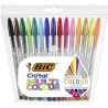 Set de Bolígrafos Bic Cristal Multicolor 15 Piezas Multicolor 0,42 mm (15 Piezas)