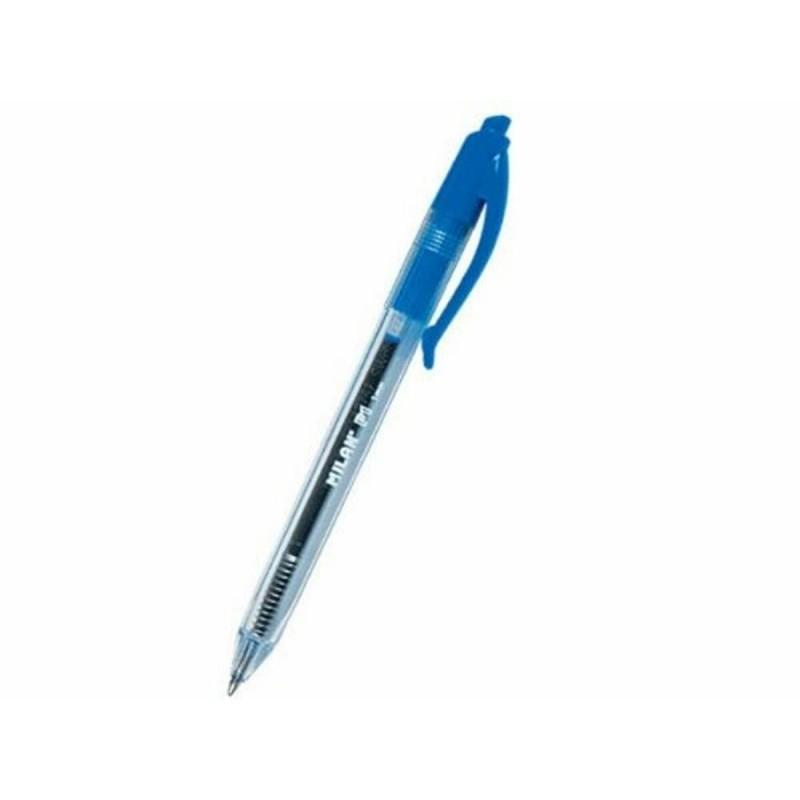 Bolígrafo Milan P1 Azul 1 mm (25 Piezas)