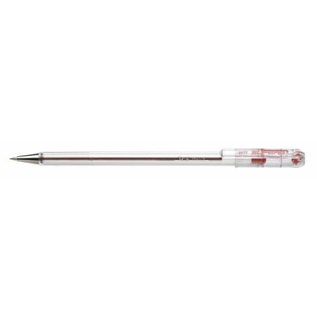 Bolígrafo Pentel Superb Bk77 Rojo 12 Piezas