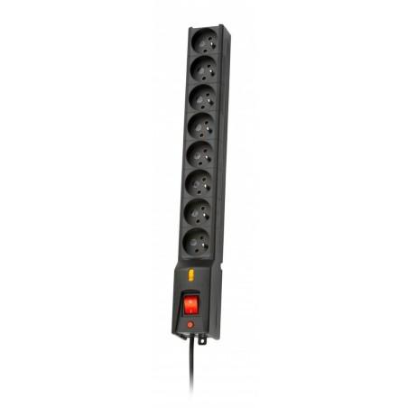 Regleta Enchufes 8 Tomas con Interruptor Lestar LX 810 G-A  (1,5 m)