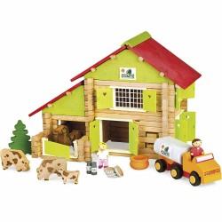 Playset Jeujura My Wooden Farm 180 Piezas