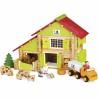 Playset Jeujura My Wooden Farm 180 Piezas