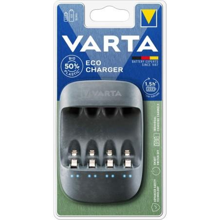 Cargador de Pilas Varta Eco Charger 4 Pilas AA/AAA