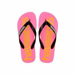 Chanclas para Mujer Havaianas Top Logomania Azul Rosa