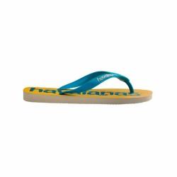 Chanclas para Mujer Havaianas Top Logomania Azul Amarillo