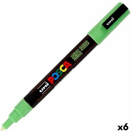 Rotulador POSCA PC-3M Verde Claro (6 Unidades)