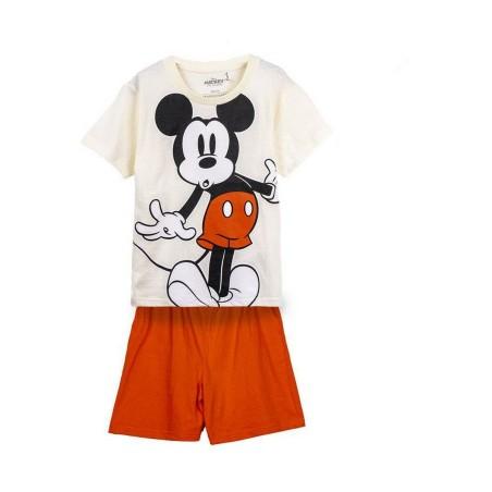 Pijama Infantil Mickey Mouse Beige