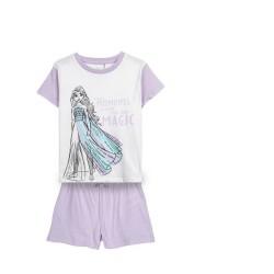 Pijama Infantil Frozen Morado