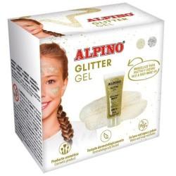 Maquillaje para Niños Alpino Gel Purpurina Dorado