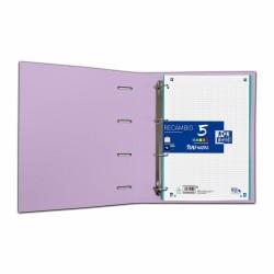 Carpeta de anillas Oxford Touch Europeanbinder Malva A4 A4+