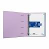 Carpeta de anillas Oxford Touch Europeanbinder Malva A4 A4+