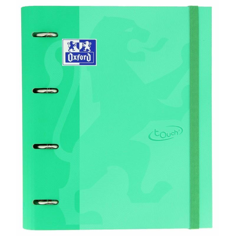 Carpeta de anillas Oxford Touch Europeanbinder Menta A4 A4+