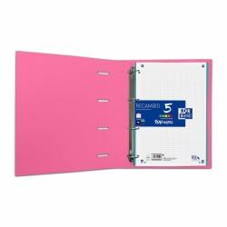 Carpeta de anillas Oxford Touch Europeanbinder Rosa A4 A4+