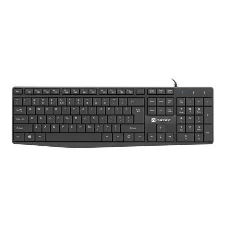 Teclado Natec NKL-1950 Negro Qwerty US