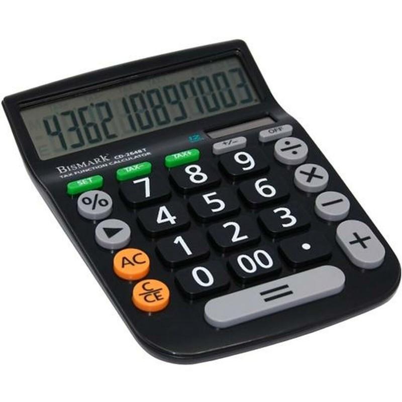 Calculadora Bismark CD-2648T Negro