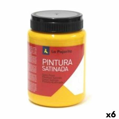 Témpera La Pajarita L-27 Amarillo Satinado Escolar (35 ml) (6 Unidades)