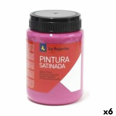 Témpera La Pajarita L-24 6 Piezas Magenta Escolar Satinado