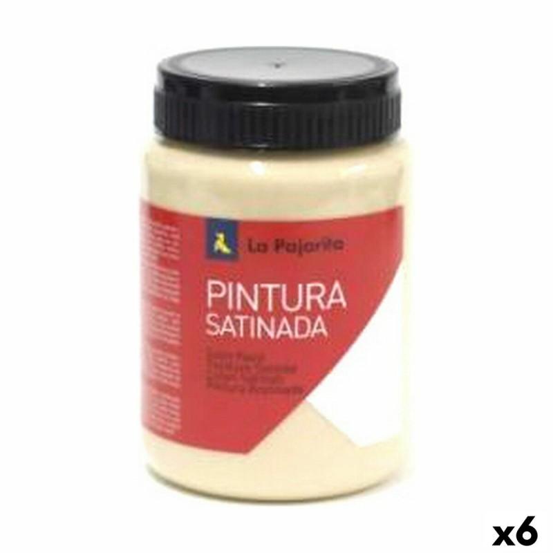 Témpera La Pajarita L-28 6 Piezas Carne Escolar Satinado