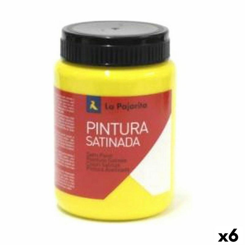 Témpera La Pajarita L-02 Gold Amarillo Satinado Escolar (35 ml) (6 Unidades)