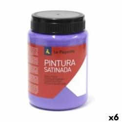 Témpera La Pajarita L-13 6 Piezas Violeta Satinado Escolar