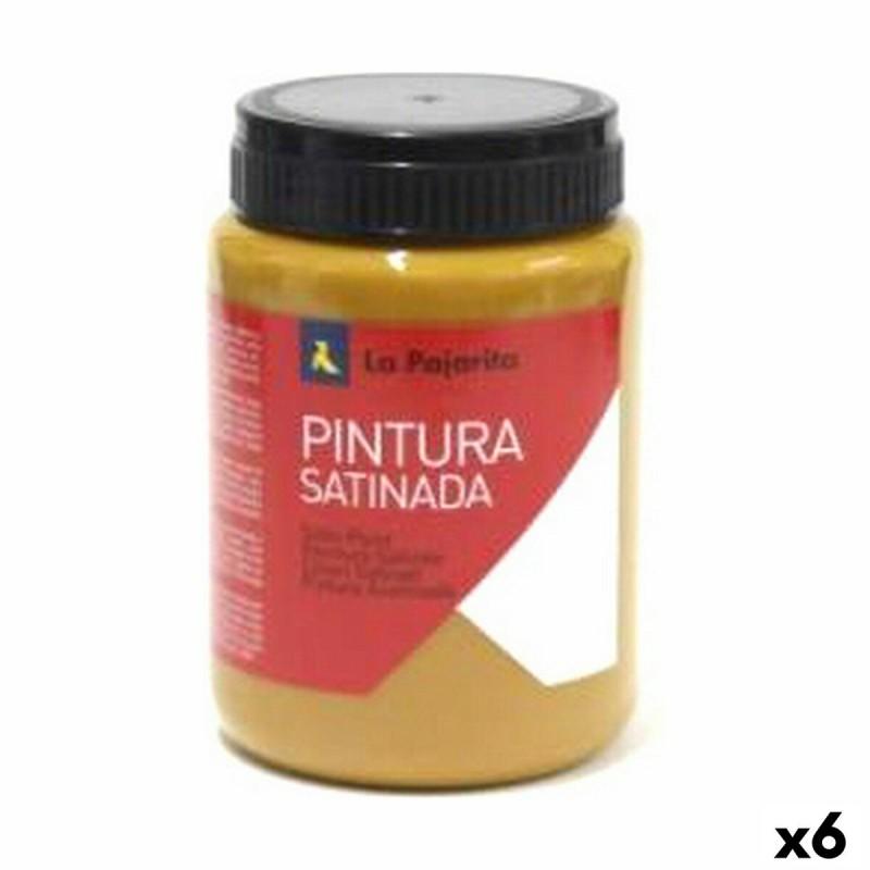 Témpera La Pajarita L-30 6 Piezas Color teja Escolar Satinado