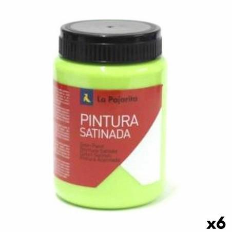 Témpera La Pajarita Parrot L-37 6 Piezas Verde Satinado