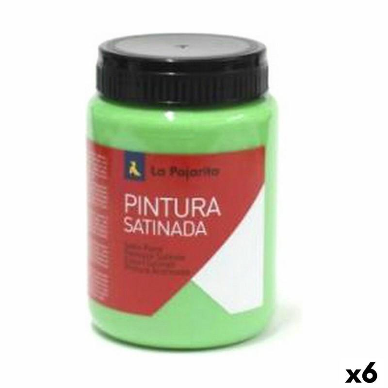 Témpera La Pajarita Grass L-38 6 Piezas Verde Satinado