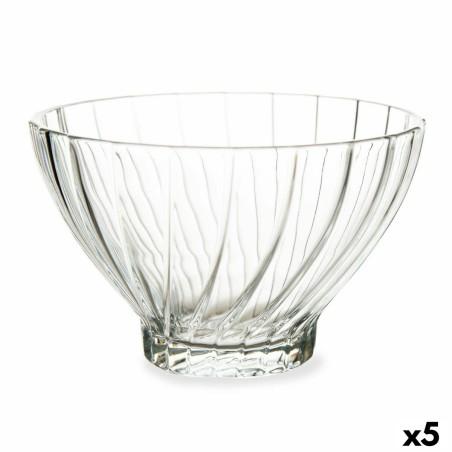 Set de Cuencos Transparente Vidrio (Ø 10,8 x 7 cm) (290 ml) (5 Unidades)