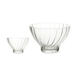 Set de Cuencos Transparente Vidrio (Ø 10,8 x 7 cm) (290 ml) (5 Unidades)