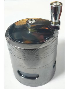 Grinder de Aluminio KaÃ±amero con Manivela 4 Partes 55mm