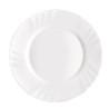 Plato de Postre Bormioli Rocco Ebro Blanco Vidrio (20 cm) (36 Unidades)