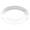 Fuente de Cocina Bormioli Rocco Ebro Ovalado Blanco Vidrio (22 cm) (24 Unidades)