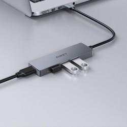 Hub USB Aukey CB-H36 Aluminio