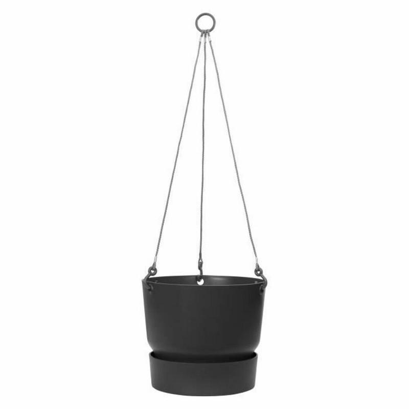 Maceta Elho Outdoor Ø 23,9 x 20,3 cm Negro Plástico