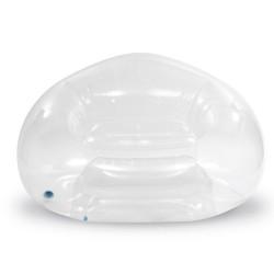 Sillón Hinchable para Piscina Intex Beanless Transparente 137 x 74 x 127 cm (4 Unidades)