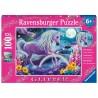 Puzzle Ravensburger 12980 Unicornio Purpurina XXL 100 Piezas