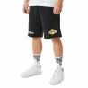 Pantalones Cortos Deportivos para Hombre New Era NBA LA Lakers  Negro