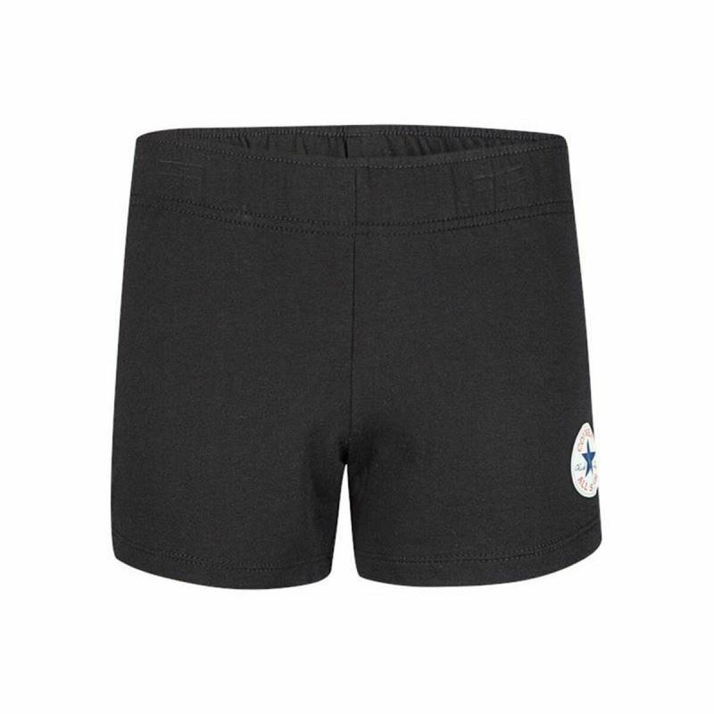 Pantalones Cortos Deportivos para Niños Converse  Chuck Patch Negro