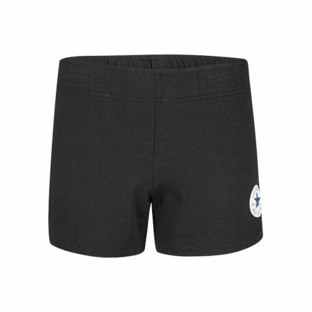 Pantalones Cortos Deportivos para Niños Converse  Chuck Patch Negro