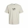 Camiseta de Manga Corta Niño Jack & Jones Jcotint Tee Ss Crew Beige