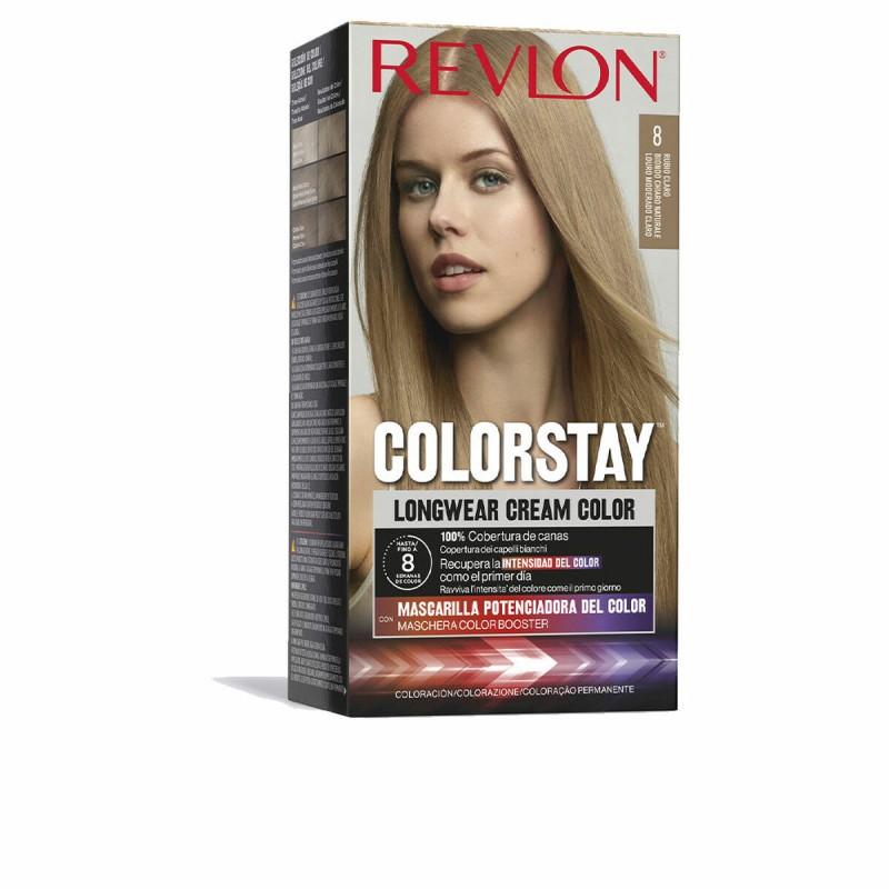 Tinte Permanente Revlon Colorstay Rubio Claro Nº 8