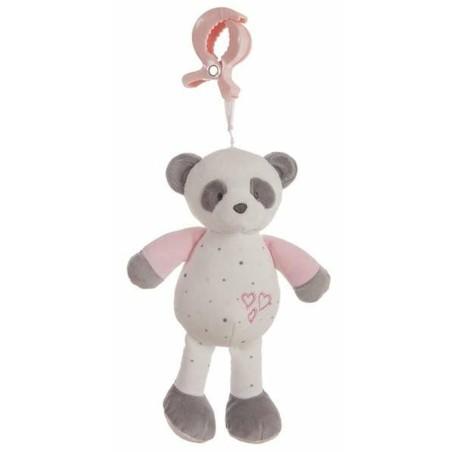 Sonajero Activity Oso Panda Rosa 25cm