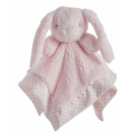 Doudou    doble capa 30 x 30 cm Lunares Rosa